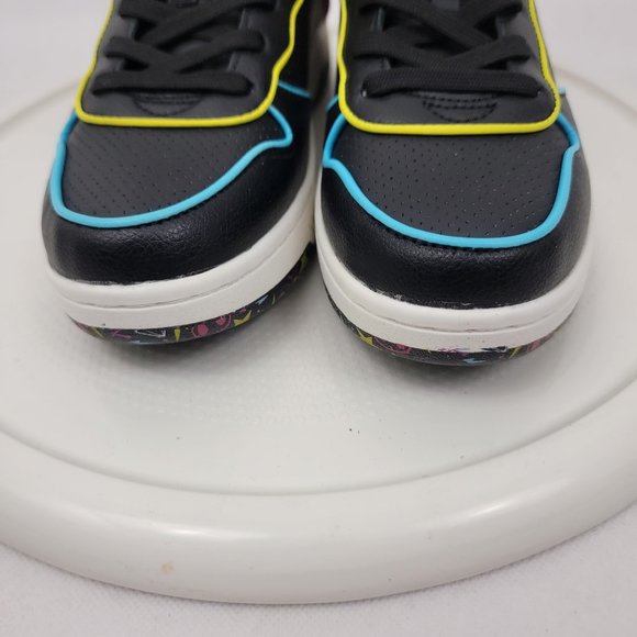 SKECHERS TOKIDOKI Womens 6.5 Shoes Upbeats RHYTHM Black Multi Sneakers - Picture 3 of 11